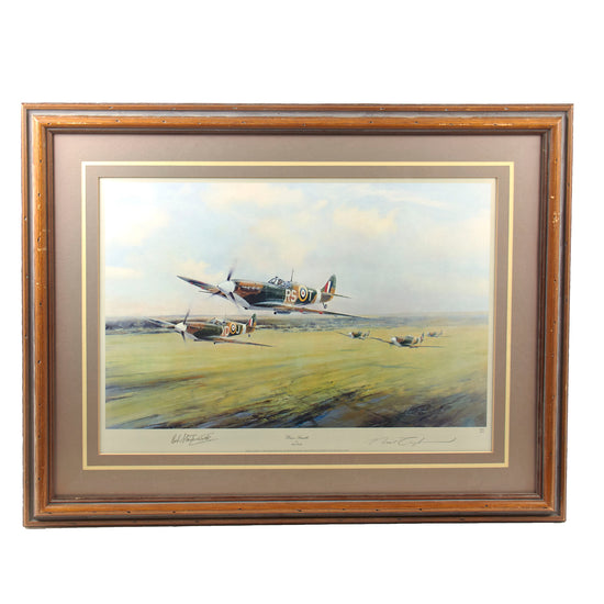 Original Signed Limited Edition Print: Framed “Dawn Scramble” by Robert Taylor Signed by Wing Commander Bob Stanford-Tuck DSO DFC - 646/850 - 27¼ x 34¼” Original Items