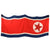 Original North Korea 1950s Very Large Multi-Piece National Flag with Header - 46 ½ x 110” Original Items