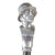 Original German Pre-WWII German Soldier Bust Walking Stick Cane with Double Decal Transitional M1916 Stahlhelm & DRGM Marking - 36” Long Original Items