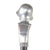Original German Pre-WWII German Soldier Bust Walking Stick Cane with Double Decal Transitional M1916 Stahlhelm & DRGM Marking - 36” Long Original Items