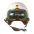 Original U.S. Early Vietnam War Air Force AD10 Series Flying Helmet with Separate Non-Compatible Bubble Shield and Audiolink Transceiver - Rough Original Items