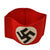 Original German Early WWII Excellent NSDAP Multi-piece Wool Felt & Rayon Overcoat Armband with RZM Tag - RZM A4/331 Original Items