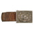 Original German WWII Luftwaffe EM/NCO 1938 Dated Pebbled Aluminum Belt Buckle by Julius Maurer - LBA Marked Original Items