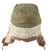 Original German WWII Eastern Front 1943 Dated Land Customs Rabbit Fur Pelzmütze Winter Hat with RBNr. Marking - Size 57 Original Items