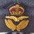 Original British WWII Royal Air Force RAF Officer Visor Cap by John Wales Smith & Sons of Leeds with Monogram Original Items
