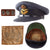 Original British WWII Royal Air Force RAF Officer Visor Cap by John Wales Smith & Sons of Leeds with Monogram Original Items