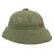 Original Vietnam War North Vietnamese Army or Cambodian Pith Helmet with Maker’s Label & Cong An Badge - Late War, 1970s Construction Original Items