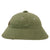 Original Vietnam War North Vietnamese Army or Cambodian Pith Helmet with Maker’s Label & Cong An Badge - Late War, 1970s Construction Original Items