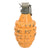 Original U.S. WWII Inert MkII Yellow Early War High Explosive Pineapple Grenade with M10A2 Fuze Original Items