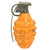 Original U.S. WWII Inert MkII Yellow Early War High Explosive Pineapple Grenade with M10A2 Fuze Original Items