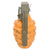Original U.S. WWII Inert MkII Yellow Early War High Explosive Pineapple Grenade with M10A2 Fuze Original Items