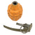 Original U.S. WWII Inert MkII Yellow Early War High Explosive Pineapple Grenade with M10A2 Fuze Original Items