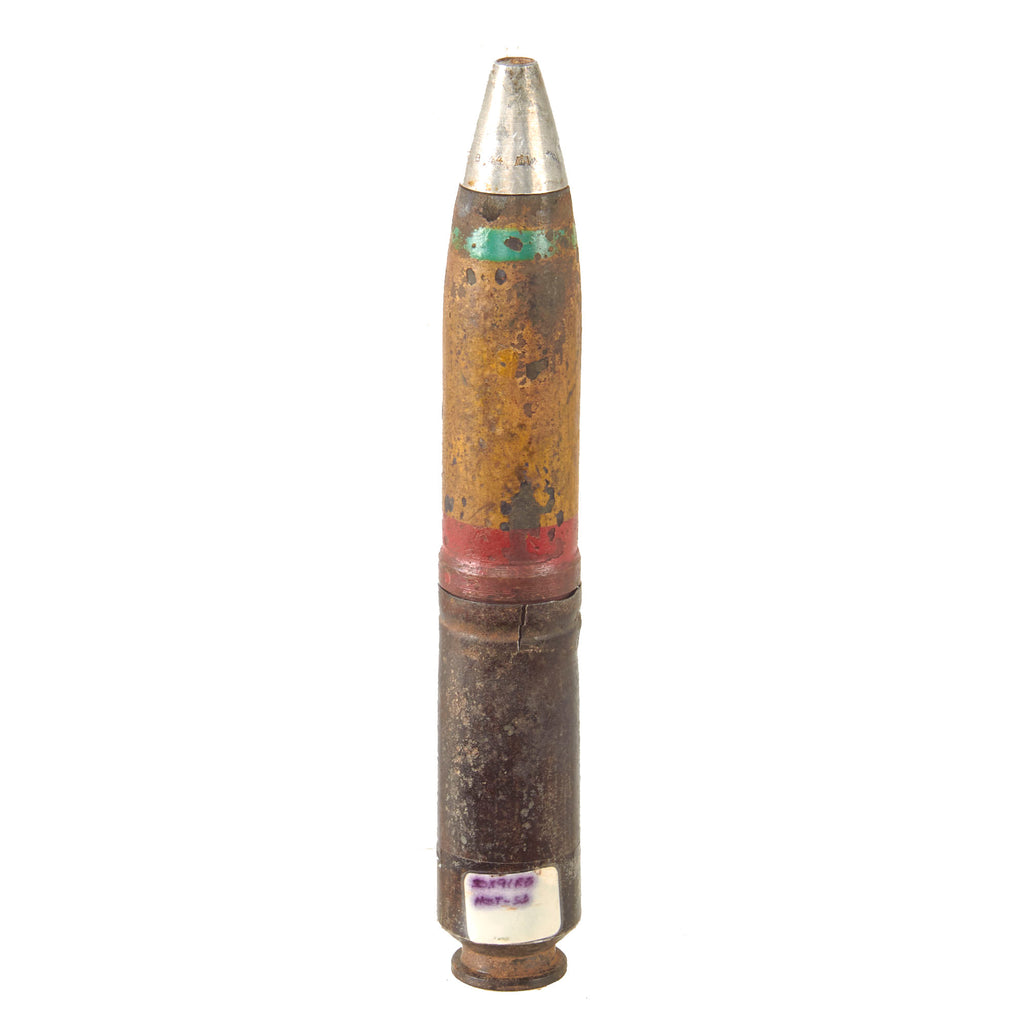 Original German WWII Luftwaffe 30mm High Explosive Round for the Mk108 Cannon by Polte-Werke, Werk Magdeburg - Inert Original Items