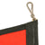 Original German WWII NSKK Vehicle Staff Car Pennant Flag with Faux Leather Trim - 6 3/4" x 12 1/4" Original Items