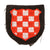 Original German WWII Croatian Waffen SS Volunteer Sleeve Shield Insignia - Unissued Original Items