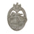 Original German WWII Silver Grade Panzer Assault Tank Badge by Adolf Scholtze of Grünwald - Scoop Back Style Original Items
