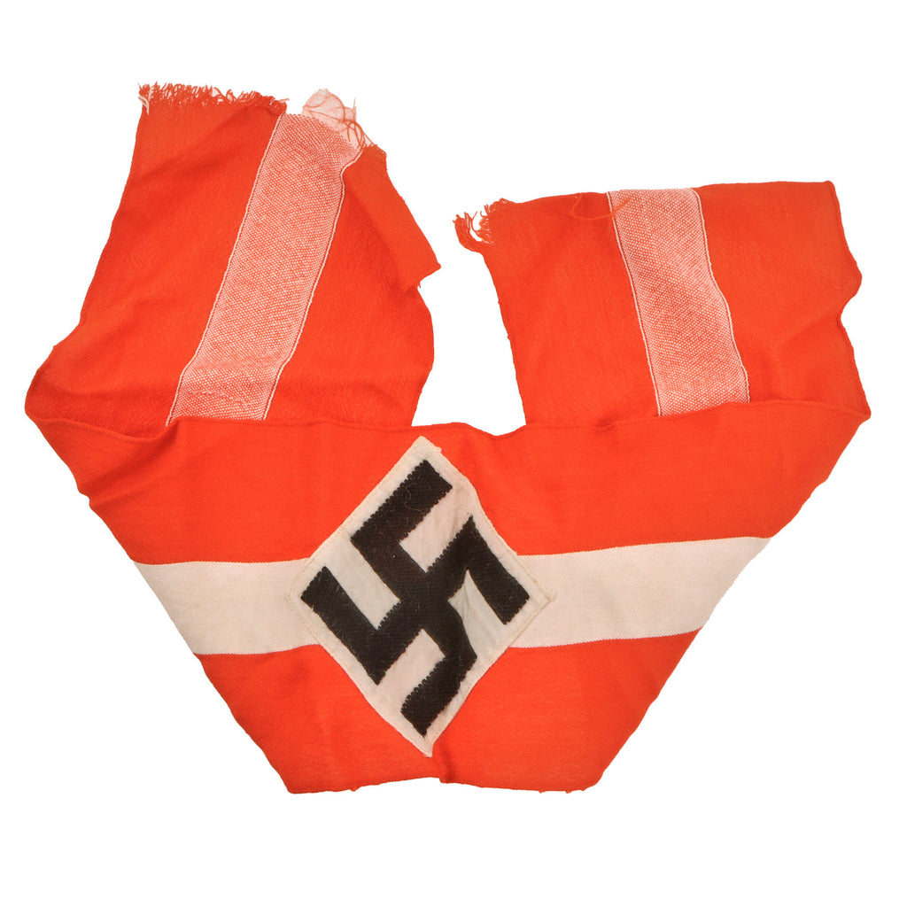 Original German WWII HJ National Youth Association Member Armband with Embroidered Insignia