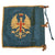 Original Spanish WWII Army of Spanish Morocco Velvet & Bullion Car Pennant Banner Flag - 13 ¼ x 13 ½” Original Items