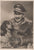 Original German WWII Luftwaffe Ace Pilot Generalleutnant Adolf Galland 4" x 6" Signed Photo Postcard - Circa 1942 Original Items