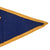 Original German WWII Kriegsmarine Navy Officer Vehicle Staff Car Fender Pennant Flag with Attachment Clips - 8 1/2" x 12 1/4" Original Items