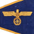 Original German WWII Kriegsmarine Navy Officer Vehicle Staff Car Fender Pennant Flag with Attachment Clips - 8 1/2" x 12 1/4" Original Items