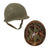 Original U.S. M1 Helmet Used in Saving Private Ryan with Follow Me Stripe – 2nd Ranger Battalion – With Copy of Notarized Letter of Authenticity Original Items