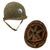 Original U.S. M1 Helmet Used in Saving Private Ryan with Horizontal ‘Follow Me’ Bar – 29th Infantry Division – With Copy of Notarized Letter of Authenticity Original Items