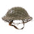 Original British WWI Mk 1 Brodie Helmet by Hadfield Ltd of Sheffield with WWII-Applied Helmet Net - Complete Original Items