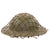 Original British WWI Mk 1 Brodie Helmet by Hadfield Ltd of Sheffield with WWII-Applied Helmet Net - Complete Original Items