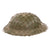 Original British WWI Mk 1 Brodie Helmet by Hadfield Ltd of Sheffield with WWII-Applied Helmet Net - Complete Original Items