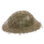 Original British WWI Mk 1 Brodie Helmet by Hadfield Ltd of Sheffield with WWII-Applied Helmet Net - Complete Original Items