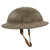 Original British U.S. WWI Texture Painted Mk 1 Brodie Helmet by Thomas Firth & Sons Ltd of Sheffield with Punched Hole for EGA - Complete Original Items