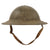 Original British U.S. WWI Texture Painted Mk 1 Brodie Helmet by Thomas Firth & Sons Ltd of Sheffield with Punched Hole for EGA - Complete Original Items