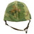 Original U.S. Vietnam War M1 Helmet with Mitchell Pattern Camouflage Cover Purportedly Worn by Mel Gibson in “We Were Soldiers” Original Items
