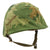 Original U.S. Vietnam War M1 Helmet with Mitchell Pattern Camouflage Cover Purportedly Worn by Mel Gibson in “We Were Soldiers” Original Items