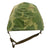 Original U.S. Vietnam War M1 Helmet with Mitchell Pattern Camouflage Cover Purportedly Worn by Mel Gibson in “We Were Soldiers” Original Items