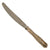 Original German WWII 800 Silver Berghof “House Service” Luncheon Knife by Bruckmann & Söhne