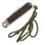 Original U.S. WWII Geo. Schrade Presto M2 Paratrooper Knife with Black Plastic Handle and Lanyard