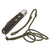 Original U.S. WWII Geo. Schrade Presto M2 Paratrooper Knife with Black Plastic Handle and Lanyard