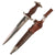 Original German Pre-WWII Early SA Dagger by Gebrüder Heller of Schmalkalden with Large Anchor Logo, Scabbard, Rare Vertical Hanger, and Belt Loop