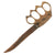 Original British WWII Theater-Made Knuckle Knife with Simplified Construction