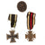 Original Imperial German WWI Prussian Iron Cross 1914 2nd Class, Wound Badge, and Honor Cross 1914-1918 with Matching Award Documents - Alex Wolter, Vorpommersche Feldartillerie-Regiment Nr. 38 Original Items