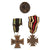 Original Imperial German WWI Prussian Iron Cross 1914 2nd Class, Wound Badge, and Honor Cross 1914-1918 with Matching Award Documents - Alex Wolter, Vorpommersche Feldartillerie-Regiment Nr. 38 Original Items