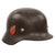 Original German WWII Luftwaffe M35 Double Decal Steel Helmet with 1939 Dated 54cm Liner and Partial Chinstrap, Stamped Q62 Original Items