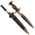 Original German WWII Numbered Transitional Model 1933 SS Dagger by Carl Eickhorn with Scabbard, Vertical Hanger, and Belt Loop - RZM 941 / 36 / SS Original Items