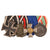 Original Imperial German WWI & WWII Named Cased Medal Set with Iron Cross 1st Class, Four-Place Medal Bar, and Wound Badge - Von Blomberg Original Items