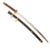 Original WWII Japanese Navy Officer P1937 Kai-Gunto Katana Sword with Sharkskin Shagreen Scabbard, Matched Number 138