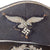 Original German WWII Luftwaffe Officer Schirmmütze Visor Crush Cap with Bullion Insignia, Measured Size 55cm