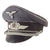 Original German WWII Luftwaffe Officer Schirmmütze Visor Crush Cap with Bullion Insignia, Measured Size 55cm