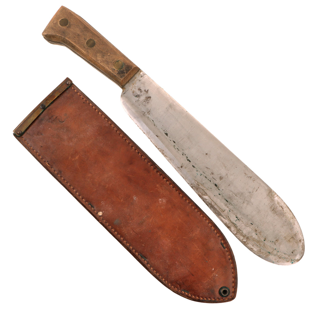 Original U.S. WWII USMC Bolo Knife by Chatillon, N.Y. with BOYT 1944 Scabbard Original Items